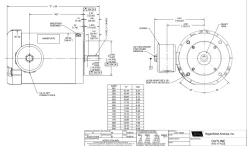 119498.00 Leeson Extreme Duck 1 1/2 Hp 1800 RPM 208-230/460V 3-Phase 56C Frame TEFC (no Base) Motor -Electronic Store 1198 line 44108.1690226835