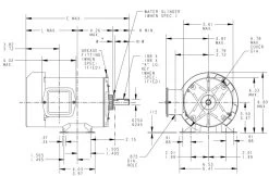 K160 Marathon 3/4 Hp 208-230/460V 3600 RPM 3-Phase 56 Frame TEFC (rigid Base) Motor -Electronic Store 160 line 84901.1614109619