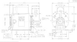 X025 Marathon 1/3 Hp 1800 RPM 115/230V TEAO 48Z Frame PSC Farm Motor -Electronic Store 25 line 96744.1622659526