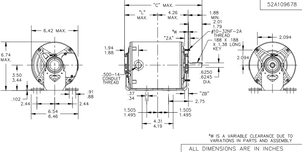 H276 Marathon 1/2 Hp 1800 RPM 115/208-230V TEAO 56 Frame Split-Phase Farm Motor 6 H276 Marathon 1/2 Hp 1800 RPM 115/208-230V TEAO 56 Frame Split-Phase Farm Motor - Image 4