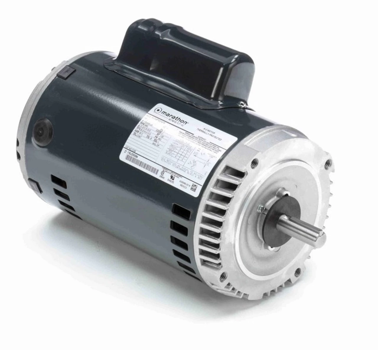 C338 Marathon 1 Hp (1 Speed) 115/208-230V 3600 RPM ODP 56C Frame Cap Start Oil Burner Motor 3 C338 Marathon 1 Hp (1 Speed) 115/208-230V 3600 RPM ODP 56C Frame Cap Start Oil Burner Motor