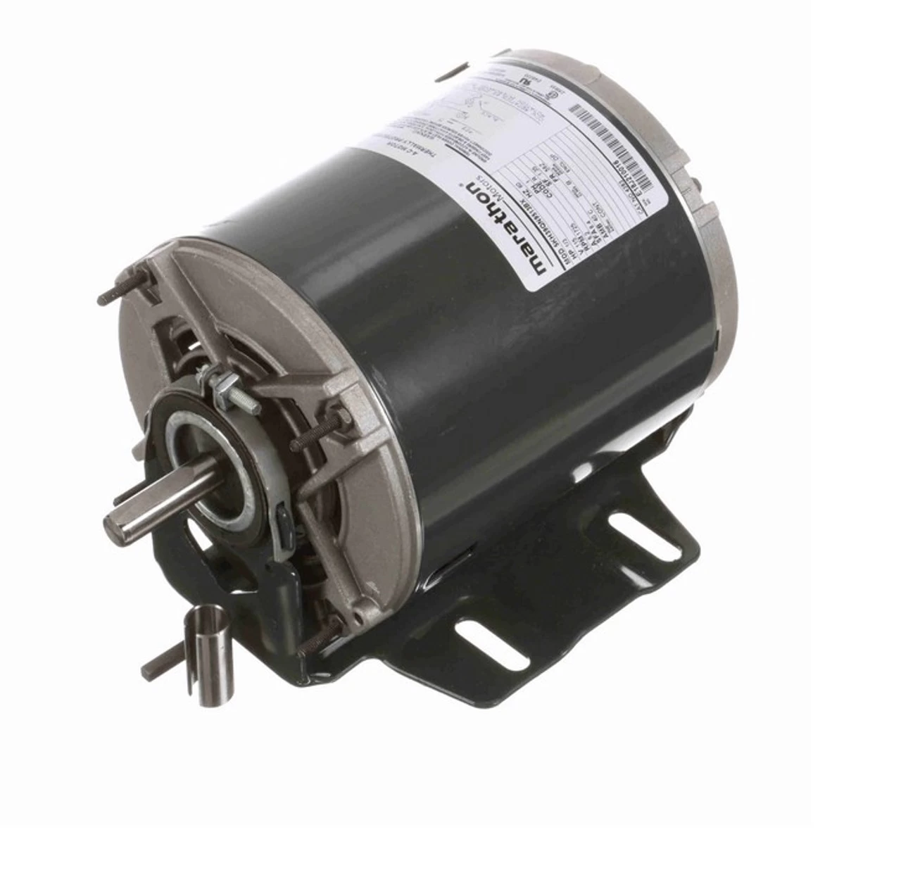 4383 Marathon 1/3 Hp (1 Speed) 115V 1800 RPM ODP 56Z Frame Resilient Base Blower Motor 4 4383 Marathon 1/3 Hp (1 Speed) 115V 1800 RPM ODP 56Z Frame Resilient Base Blower Motor - Image 2
