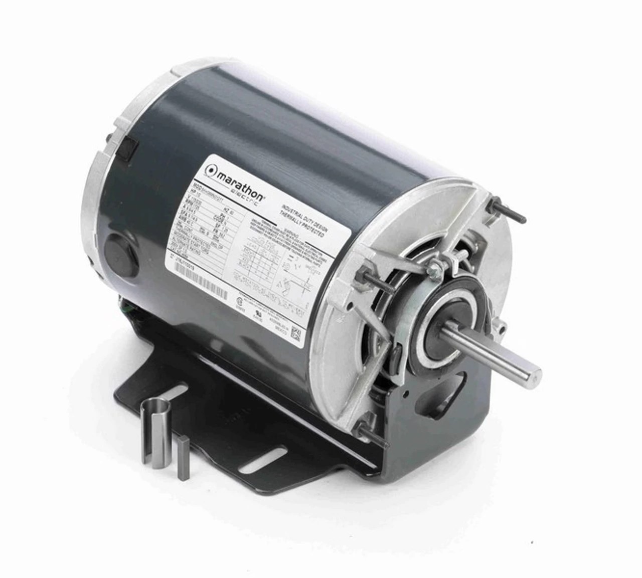 4684 Marathon 1/2 Hp (1 Speed) 115/230V 1800 RPM ODP 56Z Frame Resilient Base Blower Motor 3 4684 Marathon 1/2 Hp (1 Speed) 115/230V 1800 RPM ODP 56Z Frame Resilient Base Blower Motor