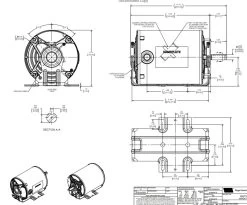 F502V1 Century 1/2 Hp 1800 RPM 115/230V TEAO 56 Frame Belt Drive Motor 9 F502V1 Century 1/2 Hp 1800 RPM 115/230V TEAO 56 Frame Belt Drive Motor -Electronic Store 502 line 96071.1622643896