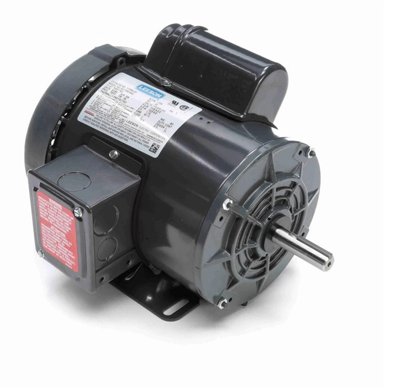 117864.00 Leeson 3/4 Hp 1800 RPM 115/208-230V 56 Frame TEFC 1-Phase High-Torque Farm Motor 3 117864.00 Leeson 3/4 Hp 1800 RPM 115/208-230V 56 Frame TEFC 1-Phase High-Torque Farm Motor