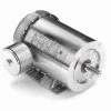 119491.00 Leeson 1 Hp 1800 RPM 208-230/460V 56C Frame (Rigid Base) TEFC 3-Phase Premium-Stainless Wash-Down Motor -Electronic Store 91 front 99967.1644347160